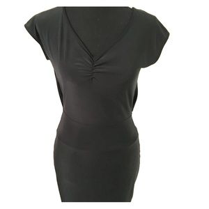 Black Peek-A-Boo Back Dress